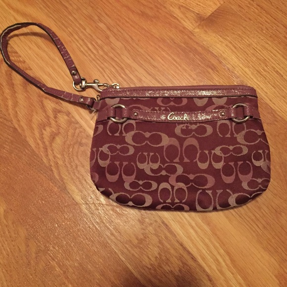 Coach wristlet