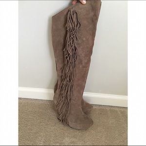 Steve Madden Fringe Boots
