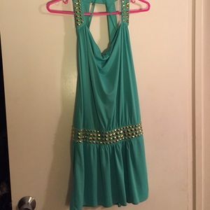 Milly turquoise green dress