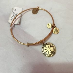Alex & Ani Clover Bracelet
