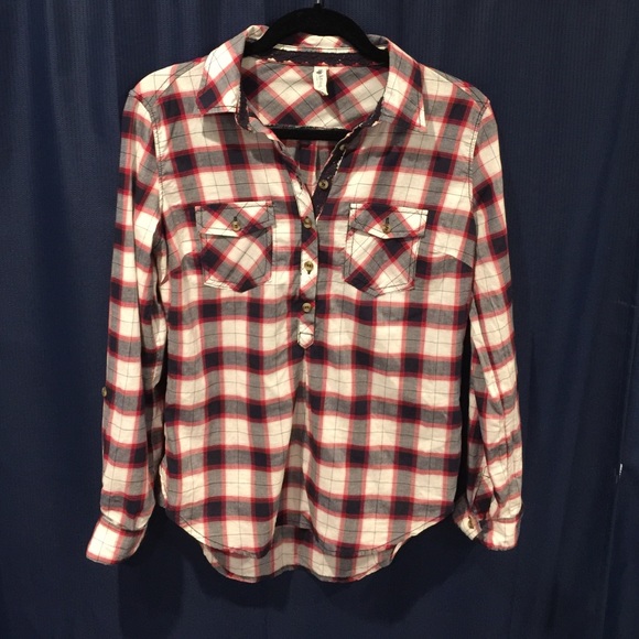 Red blue flannel