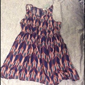 Forever 21 Summer tribal flowy dress