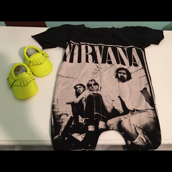 Up cycled Nirvana Romper