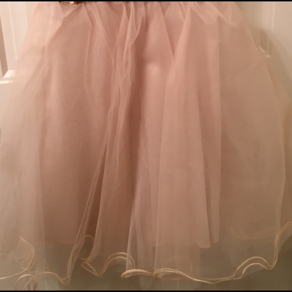 Sold on Mercari.Gold sequin& tulle dress - Picture 2 of 4
