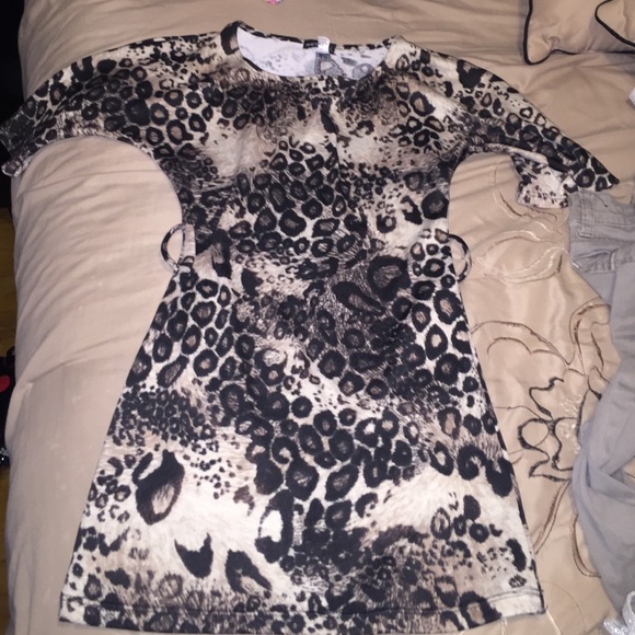 Cheetah print dress