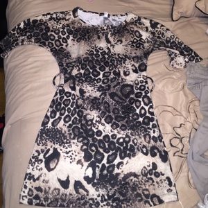 Cheetah print dress