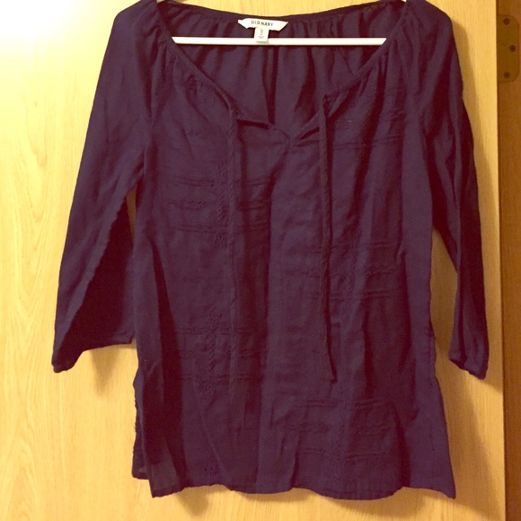 Navy Blouse