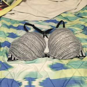 VS PINK racer back push-up bra