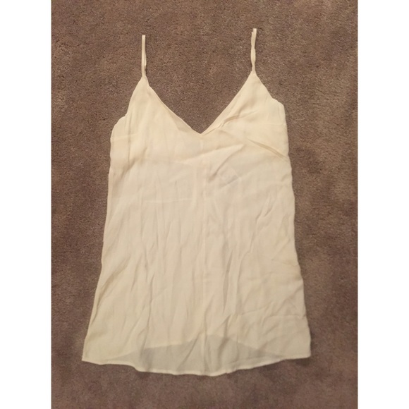 NWT Forever 21 Cream V-neck Slip Dress Size Medium
