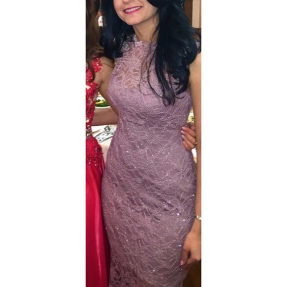 Long Mauve Dress