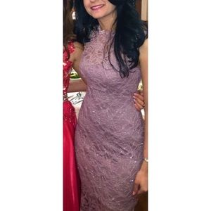 Long Mauve Dress