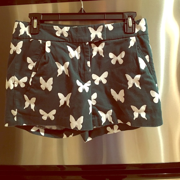 J. Crew butterfly novelty short