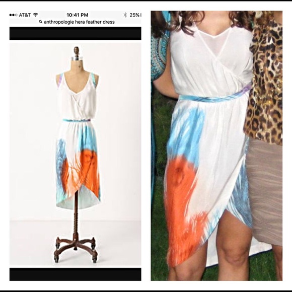 Leifsdottir Anthropologie Hera Feather Dress (0)