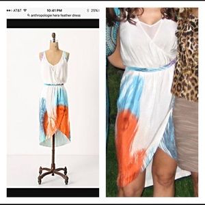 Leifsdottir Anthropologie Hera Feather Dress (0)