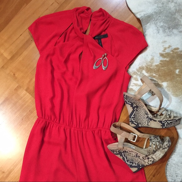 BCBG cutout jumpsuit