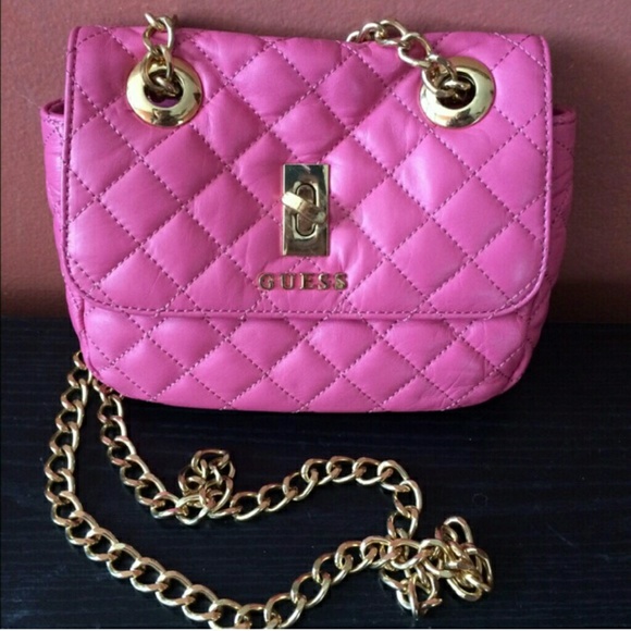 REPOSH---Mini Guess Quilted  purse - Picture 2 of 3