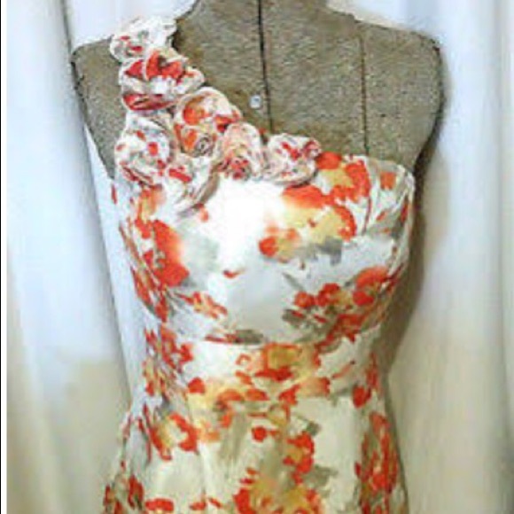 Original Tahari - Arthur Levine One Shoulder Dress
