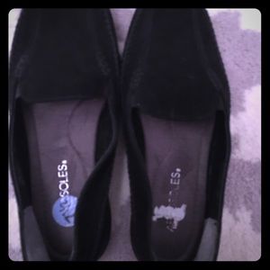 AEROSOLES size 7 1/2 black soft loafer like shoe💕