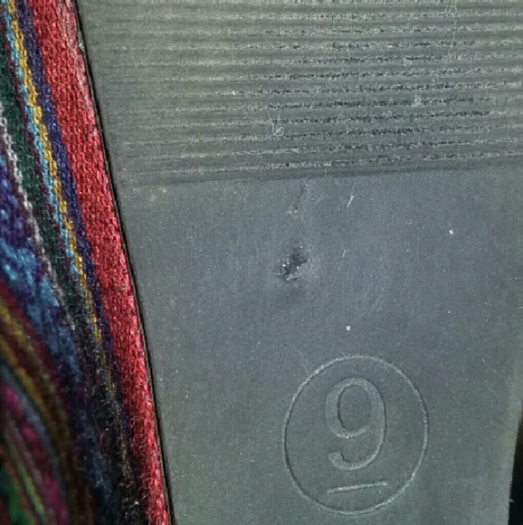 Multicolored Patterned Wedges - image 4