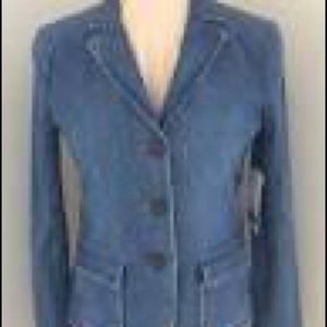 Classic Theory Denim Tinted Indigo Jacket