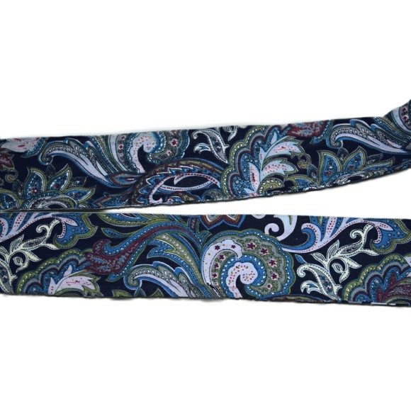 GORGEOUS Paisley Print Ribbon Wrap-tie Wedges! - Picture 5 of 5