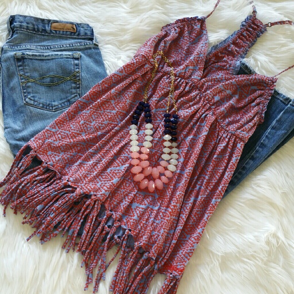 Billabong Tops - SALE Billabong Razorback Fringe Top