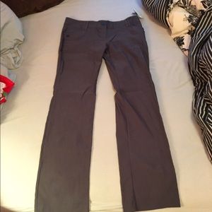 Stretchy gray slacks