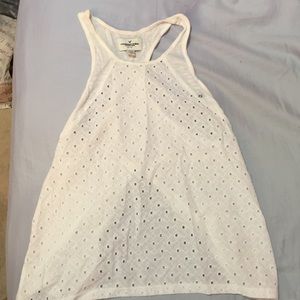 Eyelet American Eagle tank top