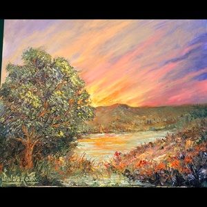 Oil Landscape Painting -Canvas-