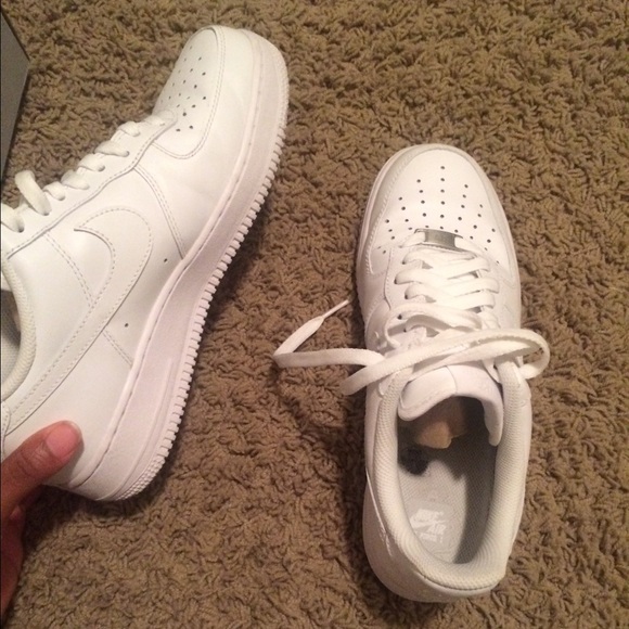 White Nike Air Forces