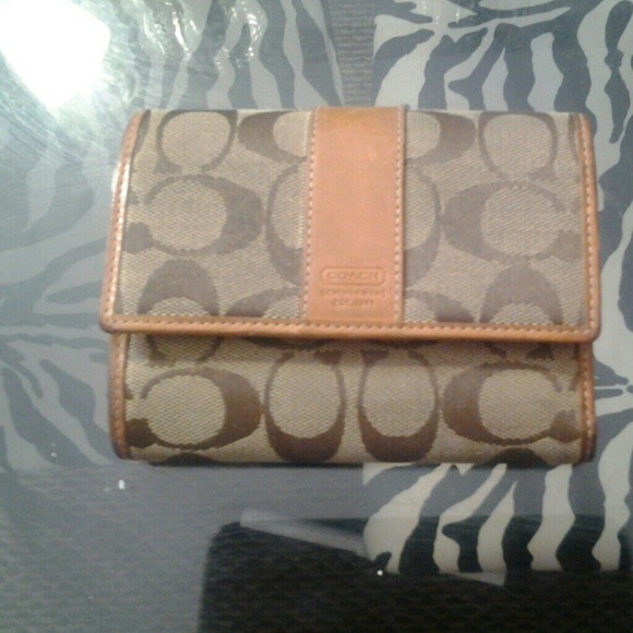 Authentic coach wallet
