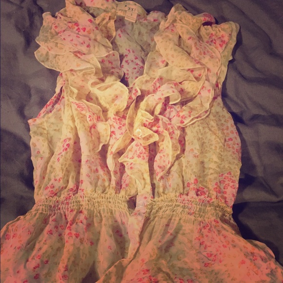 Floral button up