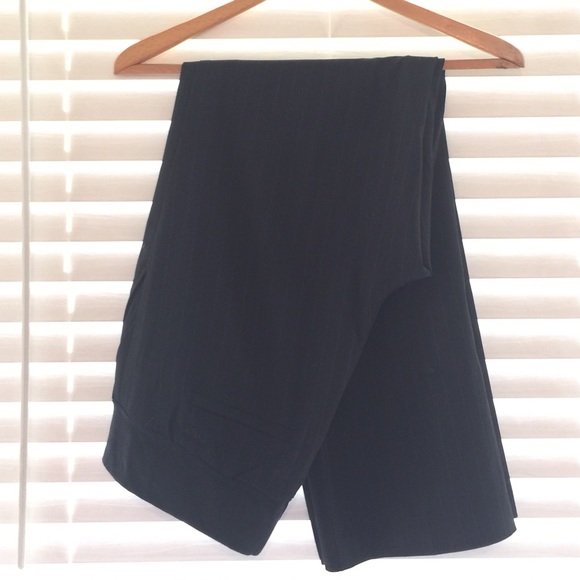 Maternity pin stripped slacks