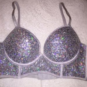 Sequin bra
