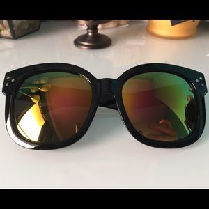 Rainbow Mirrored Sunglasses