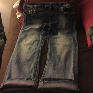 Miss Me Cropped Denim Jeans