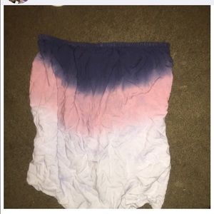Tie dye tube top