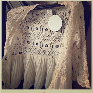 Lace cardigan