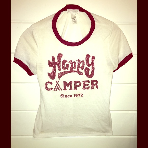 A "Happy Camper" women's t-shirt - Picture 1 of 1