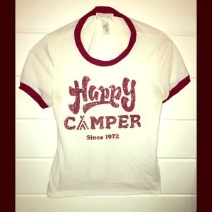 A "Happy Camper" women's t-shirt