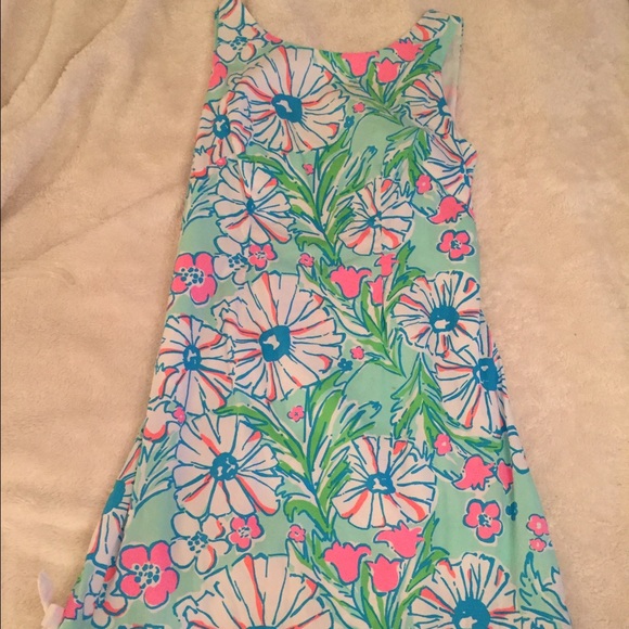 Lilly Pulitzer Delia dress in splish splash print - Picture 3 of 4