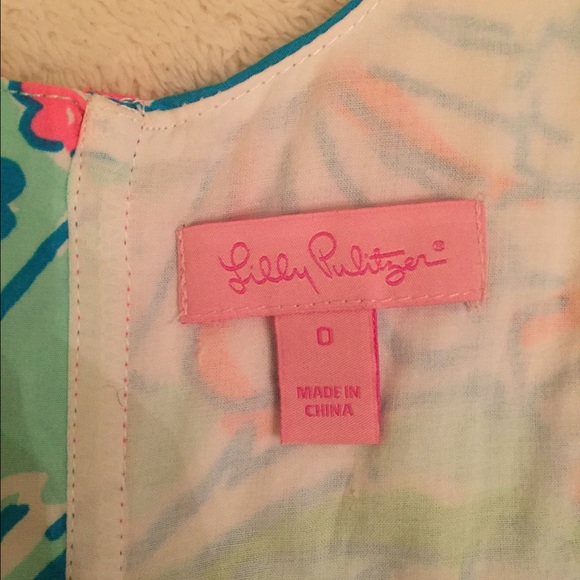 Lilly Pulitzer Delia dress in splish splash print - Picture 4 of 4