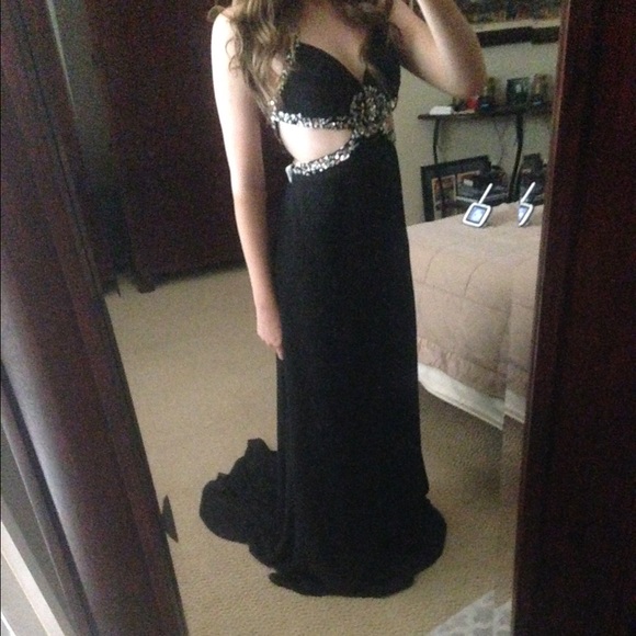 Black Prom Dress - Picture 2 of 3