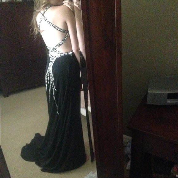 Black Prom Dress - Picture 3 of 3