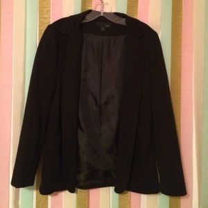 Forever 21 black open jacket w/ pockets