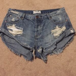 ONE TEASPOON BANDITS SHORTS