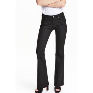 H&M Black Flare Pants