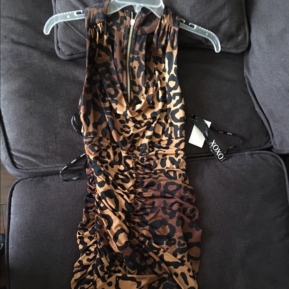 Cheetah print dress