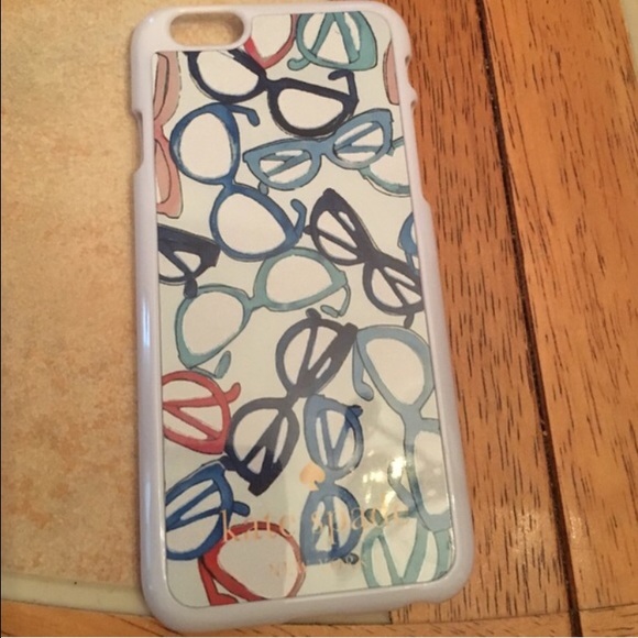 "Kate spade" glasses design iPhone 6s case white