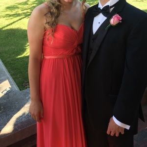 Coral prom dress size 12